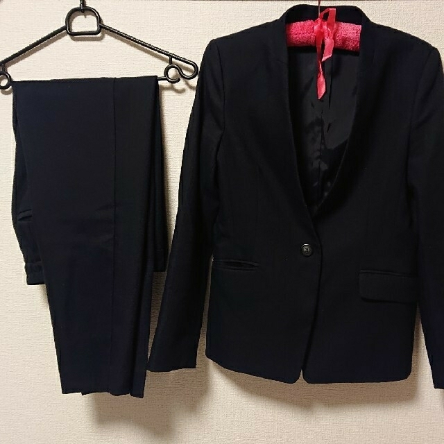 PLST(プラステ)の(値下げ)PLST ノーカラージャケット パンツ スーツ レディースのフォーマル/ドレス(スーツ)の商品写真