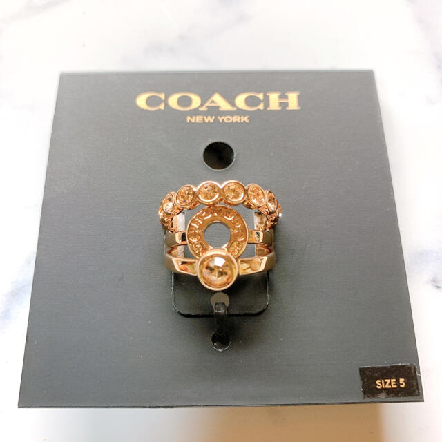 COACH(コーチ)の【COACH】指輪 リング【新品未使用】 レディースのアクセサリー(リング(指輪))の商品写真