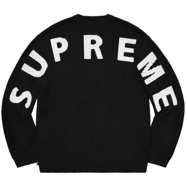 ブラックL Supreme Back Logo Sweaterニット/セーター