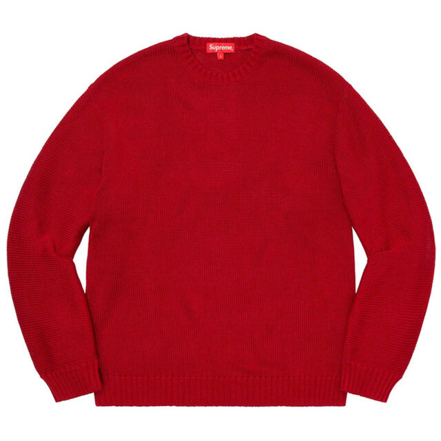 Supreme(シュプリーム)のレッドM Supreme Back Logo Sweater メンズのトップス(ニット/セーター)の商品写真