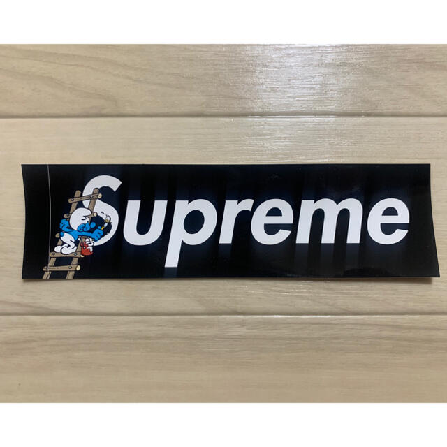 Supreme(シュプリーム)のsupreme smurf ステッカー　黒　スマーフ　ボックスロゴ メンズのファッション小物(その他)の商品写真