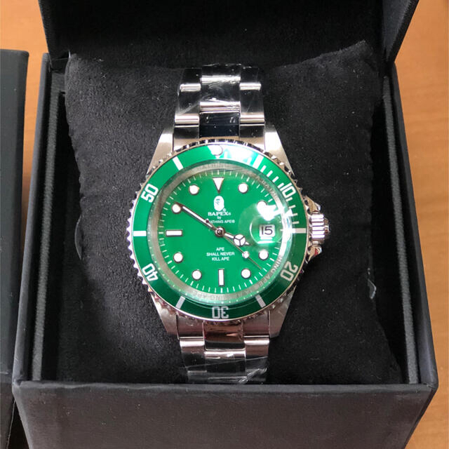 お得な情報満載 A BATHING APE - BAPEX HULK TYPE 1 腕時計(アナログ