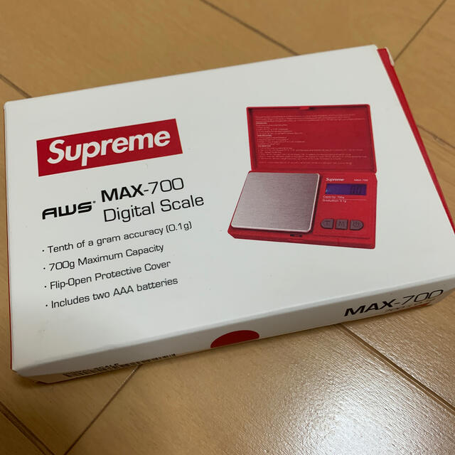 Supreme AWS MAX-700 Digital Scale Red