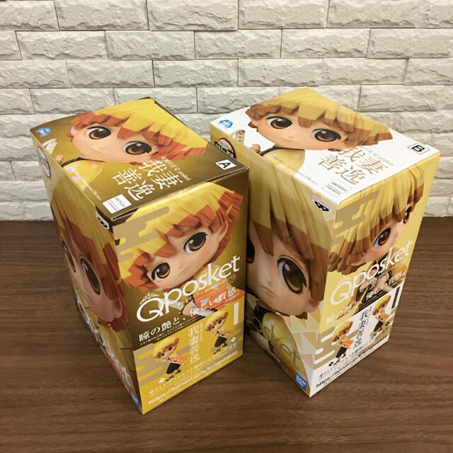 BANPRESTO(バンプレスト)のQposket  鬼滅の刃 我妻善逸 全2種セット Aカラー Bカラー エンタメ/ホビーのフィギュア(アニメ/ゲーム)の商品写真