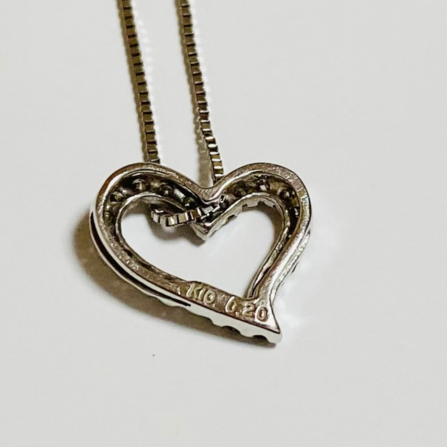 美品✨ ハート ネックレスの通販 by smile|ラクマ k10 0.20ct ダイヤ 通販得価