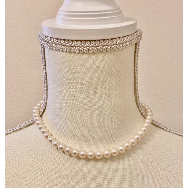 MIKIMOTO(ミキモト)のMIKIMOTO ミキモト 天然本真珠 あこや真珠 パール ネックレス レディースのアクセサリー(ネックレス)の商品写真