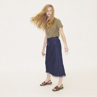 マウジー(moussy)のマウジーデニムスカート(ロングスカート)