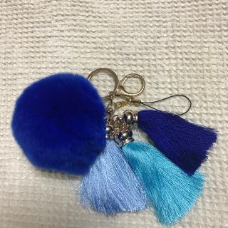 ファー　キーホルダー(キーホルダー)