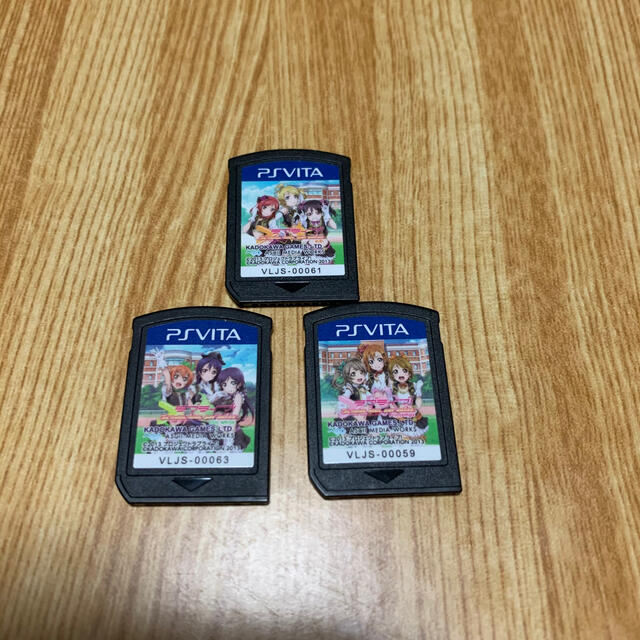 PlayStation Vita(プレイステーションヴィータ)のVITA『ラブライブ school idol Paradise』3点セット エンタメ/ホビーのゲームソフト/ゲーム機本体(携帯用ゲームソフト)の商品写真