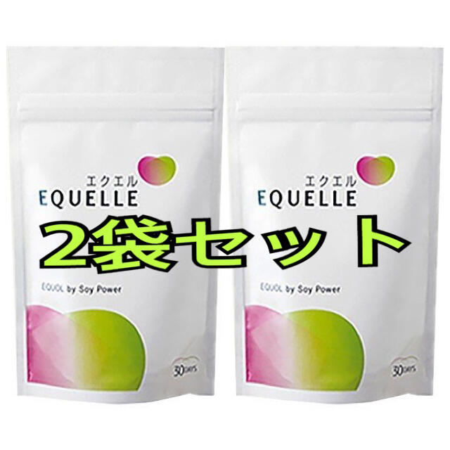 大塚製薬(オオツカセイヤク)の【未開封 新品】EQUELLE エクエル パウチ 2袋セット 食品/飲料/酒の健康食品(その他)の商品写真