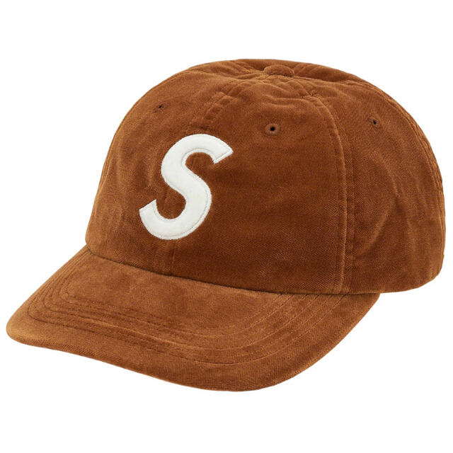 Supreme Velvet S Logo 6-Panel brownメンズ