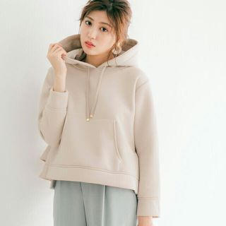 ザラ(ZARA)のバッグ フリル ボンディング パーカー Myu(パーカー)