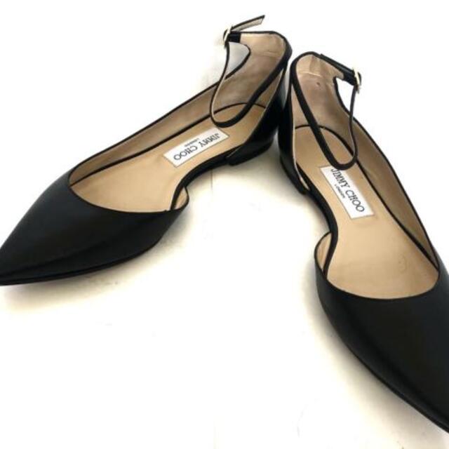 JIMMY CHOO - ジミーチュウ フラットシューズ 37 1/2 -の通販 by ブランディア｜ジミーチュウならラクマ