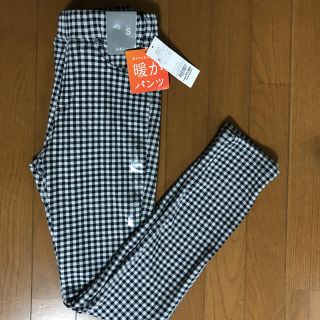 イオン(AEON)のS 裏起毛　暖ったか　スキニーパンツ　ギンガムチェック(スキニーパンツ)