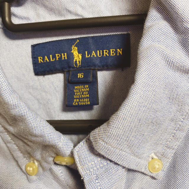 Ralph Lauren(ラルフローレン)のRalph Lauren ラルフローレン　ブルー　シャツ レディースのトップス(シャツ/ブラウス(長袖/七分))の商品写真