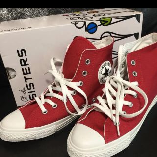 コンバース(CONVERSE)の新品 コンバース ハイカット スニーカー レッド(スニーカー)