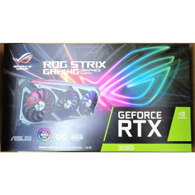 ASUS(エイスース)の新品送料込 ASUS ROG-STRIX-RTX3090-O24G-GAMING スマホ/家電/カメラのPC/タブレット(PCパーツ)の商品写真