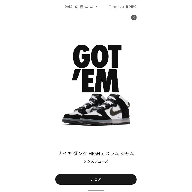 NIKE　ダンクHIGH☓スラムジャム 27.5cm