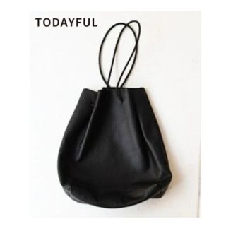 トゥデイフル(TODAYFUL)のトゥデイフル TODAYFUL Soft Leather Purse ブラック(ハンドバッグ)