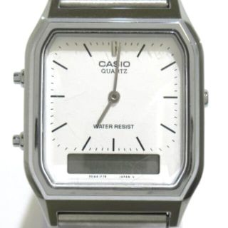 カシオ(CASIO)のCASIO(カシオ) 腕時計 - AQ-230 メンズ 白(その他)