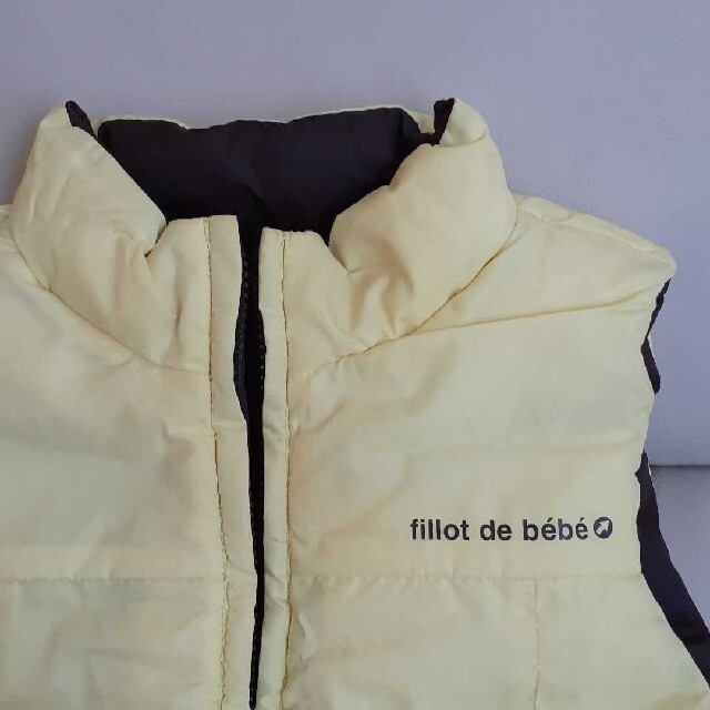 BeBe(ベベ)のBeBe リバーシブル　ダウンベスト　80 キッズ/ベビー/マタニティのベビー服(~85cm)(ジャケット/コート)の商品写真