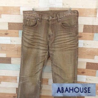 アバハウス(ABAHOUSE)の【ABAHOUSE】 美品 アバハウス ブラウンジーンズ デニム 日本製 3(デニム/ジーンズ)