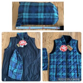 イサムカタヤマバックラッシュ(ISAMUKATAYAMA BACKLASH)の定価48.600円 伊勢丹限定 REVERSIBLE DOWN VEST(ダウンベスト)