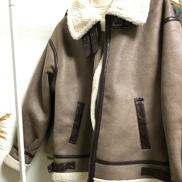 Kastane(カスタネ)のselect MOCA ムートンボアジャケット レディースのジャケット/アウター(ブルゾン)の商品写真