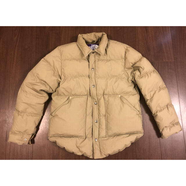 美品】ノースフェイスパープルレーベル ダウンシャツ L ベージュ | www
