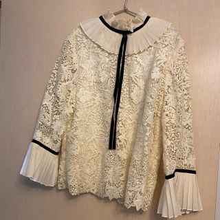 アーデム(Erdem)のH&M ×ERDEM コラボ　ブラウス　黒リボン(シャツ/ブラウス(長袖/七分))