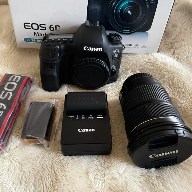 Canon(キヤノン)の Canon EOS 6D MARK2 EF24-105 IS STM  スマホ/家電/カメラのカメラ(ミラーレス一眼)の商品写真