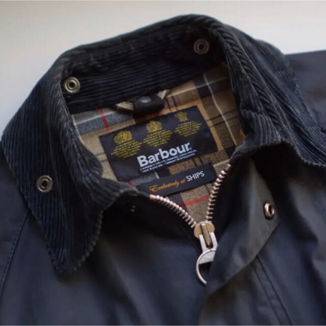 Barbour Bedale SL 36 ネイビー Ships別注