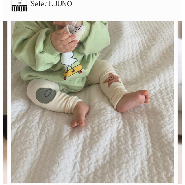 Select.JUNO スターサークルフェイスレギンス キッズ/ベビー/マタニティのベビー服(~85cm)(パンツ)の商品写真
