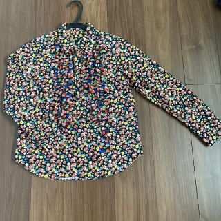 コムデギャルソン(COMME des GARCONS)のtricot トリココムデギャルソン 花柄ブラウス　シャツ　s(シャツ/ブラウス(長袖/七分))