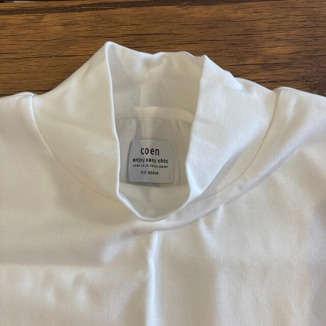 coen(コーエン)のcoen ハイネック カットソー レディースのトップス(Tシャツ(半袖/袖なし))の商品写真