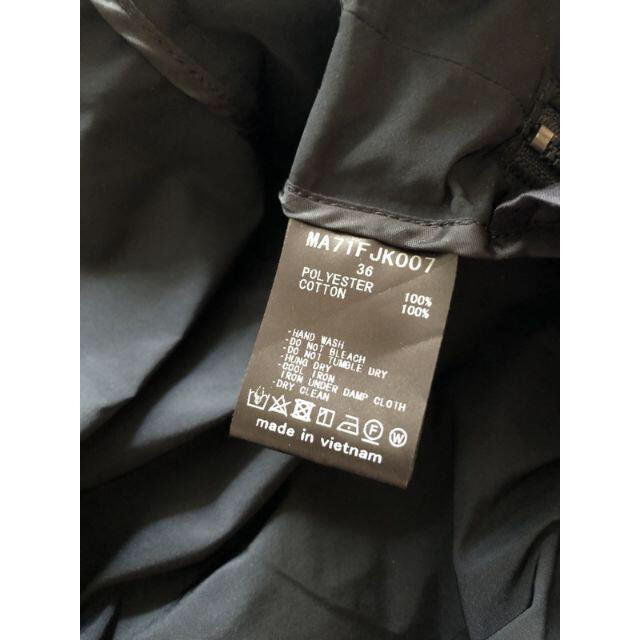 MUVEIL WORK(ミュベールワーク)の2017年 MUVEILミュベール フラワービジューブルゾン 黒 レディースのジャケット/アウター(ブルゾン)の商品写真