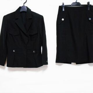 マテリア(MATERIA)のマテリア スカートスーツ サイズ38 M 黒(スーツ)