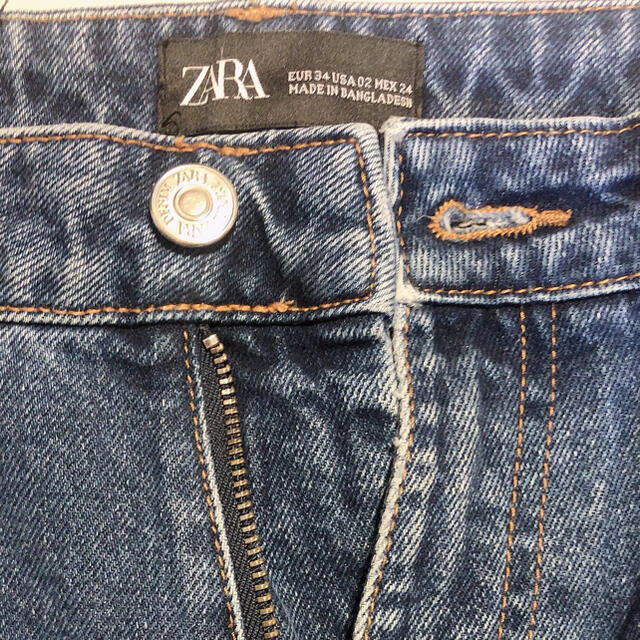 ZARA(ザラ)の美品♡ZARAハイウエストデニム♡34インチ レディースのパンツ(デニム/ジーンズ)の商品写真