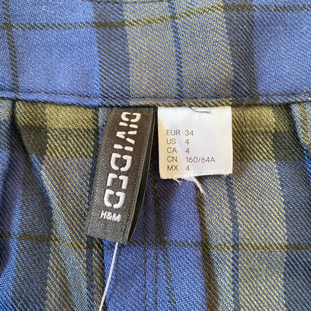 H&M(エイチアンドエム)のチェック柄ミニスカート レディースのスカート(ミニスカート)の商品写真