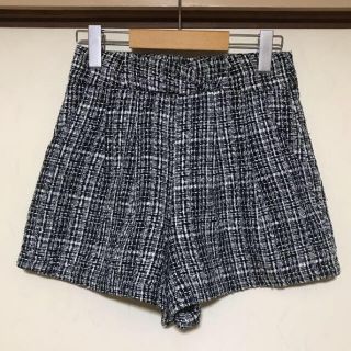 アラマンダ(allamanda)の allamanda ツィードショートパンツ         ウール20%混毛(ショートパンツ)