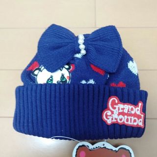 グラグラ(GrandGround)のグラグラ　★新品＊ニット帽　帽子　49〜52センチ(帽子)