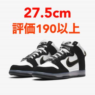 ナイキ(NIKE)のSLAM JAM NIKE DUNK HIGH CLEAR BLACK 27.5(スニーカー)