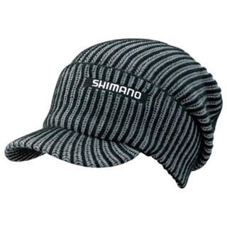 シマノ(SHIMANO)のシマノ リブニットワッチ（つば付き） ニット帽(ニット帽/ビーニー)