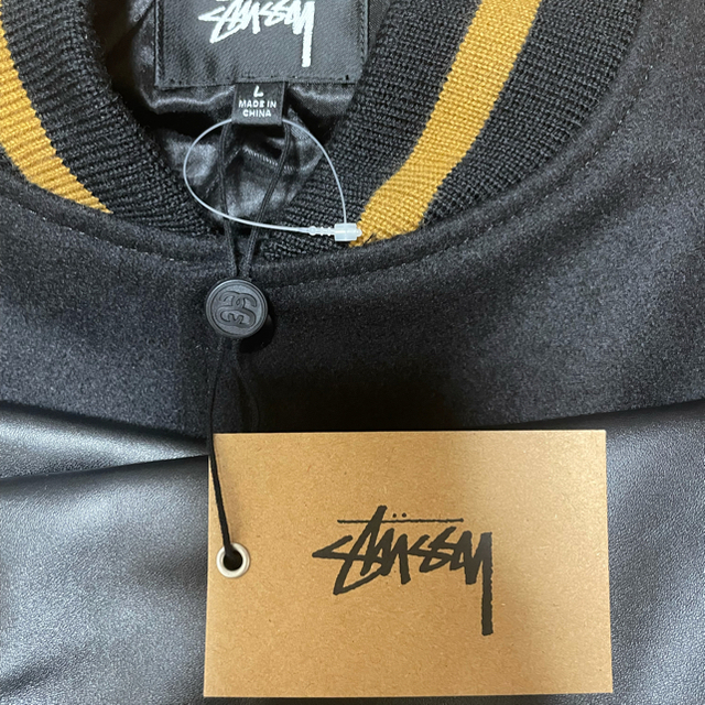 STUSSY(ステューシー)の稀少　40TH ANNIVERSARY IST JACKET Lサイズ メンズのジャケット/アウター(スタジャン)の商品写真