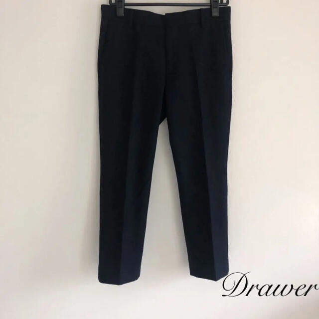 Drawer(ドゥロワー)の☆専用☆Drawer ドゥロワー   ウールパンツ　ブラック レディースのパンツ(クロップドパンツ)の商品写真