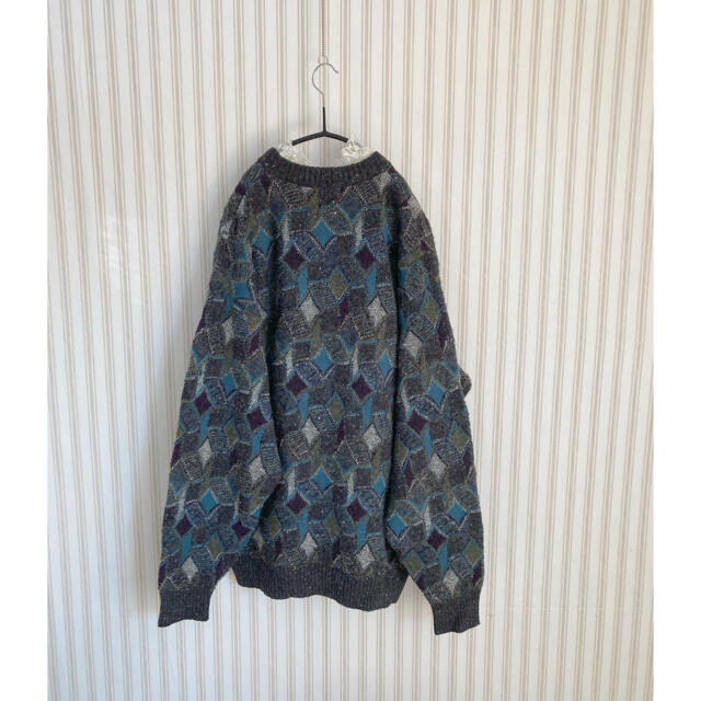 古着 総柄 ニットセーター vintage used ヴィンテージの通販 by 2点で