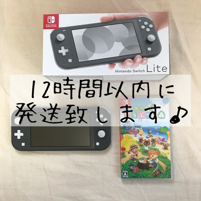 【超美品】スイッチライト　あつ森セット　ケース付き