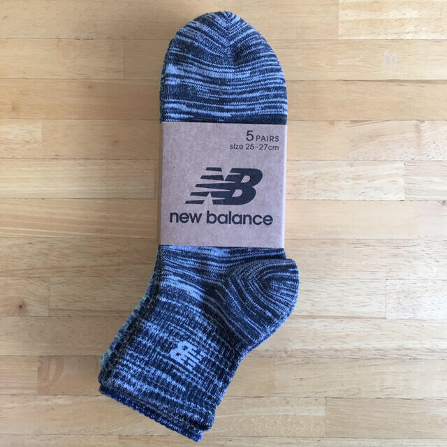 New Balance(ニューバランス)の【送料込み】ニューバランス メンズ クルーソックス 25-27cm [5足組] メンズのレッグウェア(ソックス)の商品写真