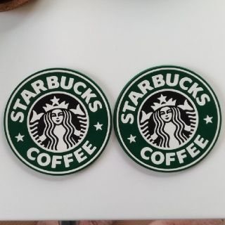 スターバックスコーヒー(Starbucks Coffee)のスターバックス　コースター2枚セット(グリーン）(テーブル用品)