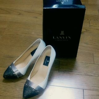 ランバン(LANVIN)の再お値下げ!LANVINバイカラーパンプス(ハイヒール/